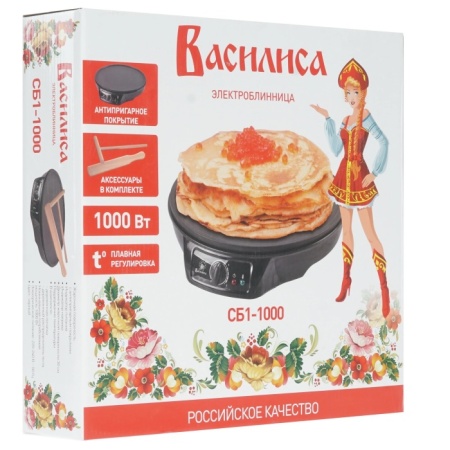 3. Эл.блинница Василиса СБ1-1000 d30см,1,0кВт,АП