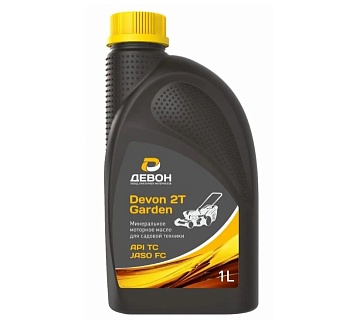 Жидкость техническая 2 тактных двигателей Devon 2T Garden минеральное 1л