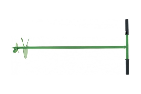 Бур садовый шнековый ф200мм, длина 1 метр ( труба 22*1,2мм)