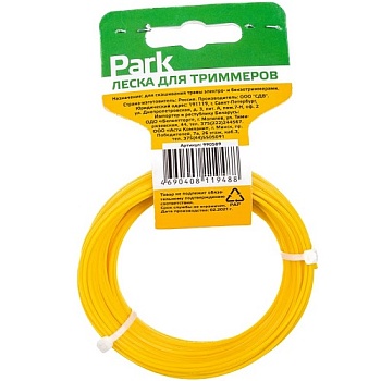 Леска для триммера 2,4ммх15м звезда ОСА