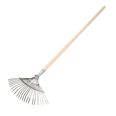 Грабли веерные пластин. 22зуб.(оцинк.) с черенком