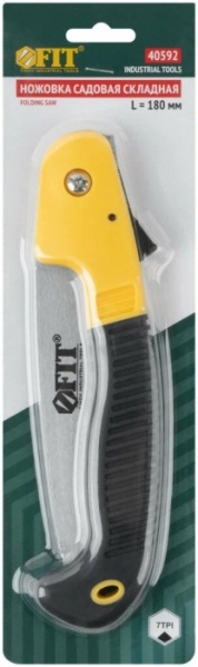 3. Ножовка садовая складная,мелкий кален.зуб, 3Dзаточка,180мм