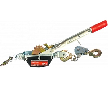 Лебедка рычажная тяга-2т, подьем-0,8т