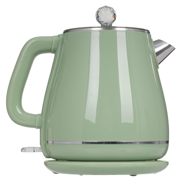 2. Чайник EUROSTEK EEK-1839 ретро,1.8л,2.2кВт, 2-хслойный корпус, салатовый