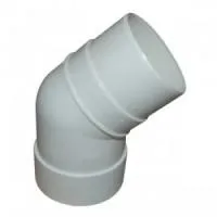 Колено  Docke STANDART 80мм белый